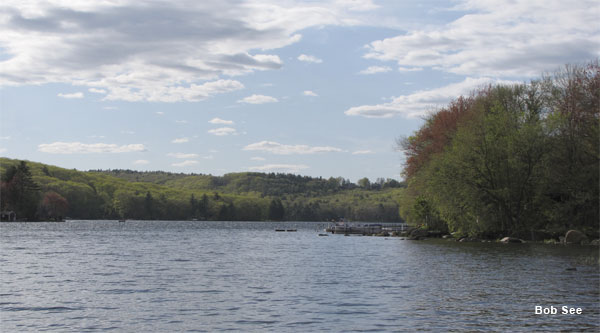 Manchaug Lake, MA by Bob See